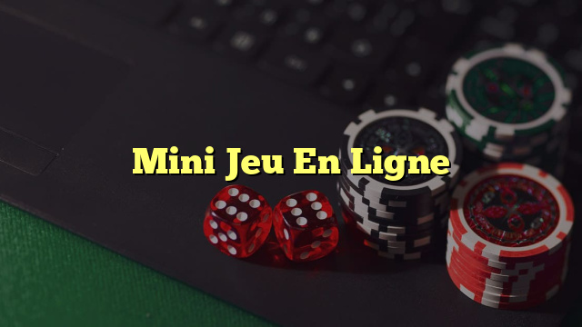 Mini Jeu En Ligne