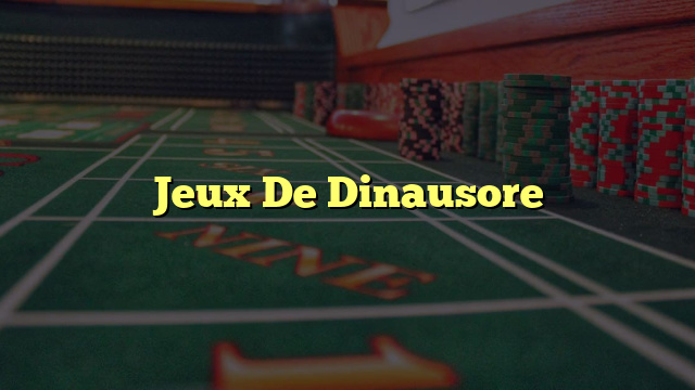 Jeux De Dinausore