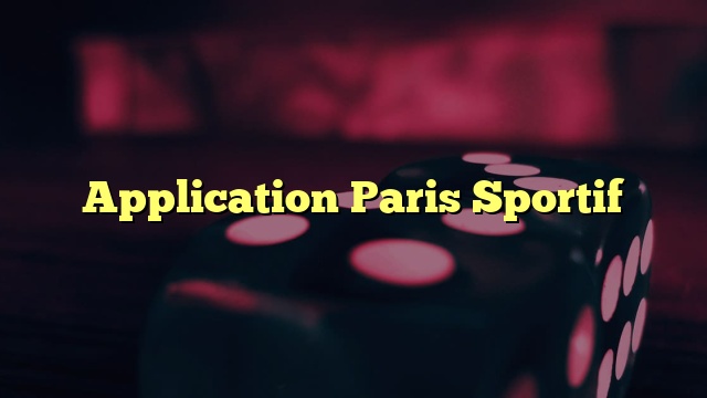 Application Paris Sportif